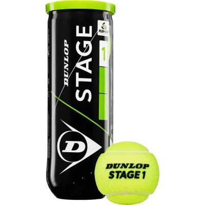 DUNLOP Tennisball DUNLOP STAGE 1 GREEN in gelb