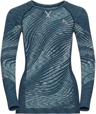 ODLO Damen Baselayer Blackcomb ECO in blau