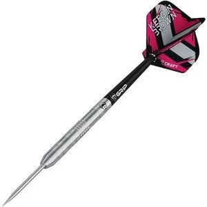 BULL`S Dartpfeil Keegan Brown Steel Dart, 90 % Tungsten in silber