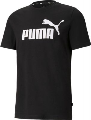 PUMA Herren Shirt ESS Logo Tee in schwarz