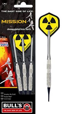 BULLS Dartpfeil BULL'S Mission Soft Dart in 017 farbig silber