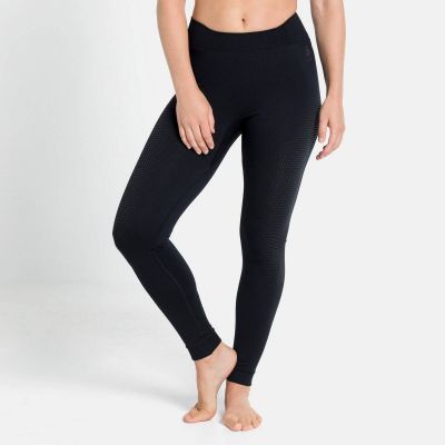 ODLO Damen Leggings "Performance Warm Eco" in schwarz