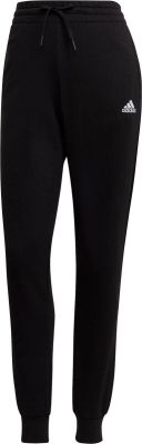 adidas Damen Essentials French Terry Logo Hose in schwarz