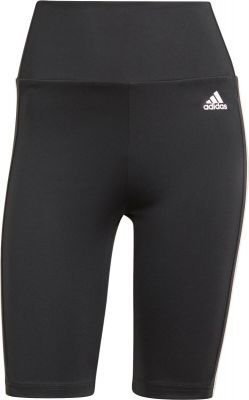 adidas Damen Designed To Move High-Rise Sport kurze Tight in schwarz