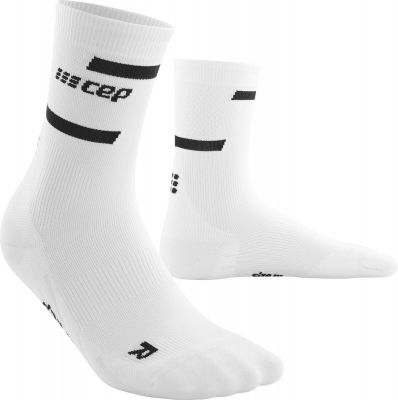 CEP Herren the run socks, mid cut, v4 in weiß