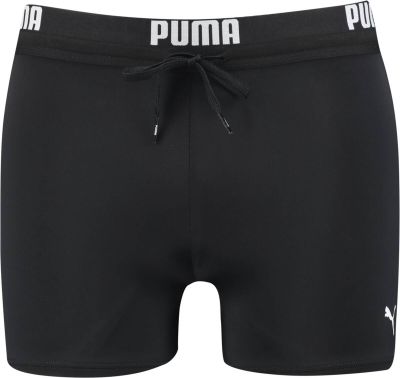 PUMA Badehose SWIM MEN LOGO SWIM TRUNK 1P in schwarz