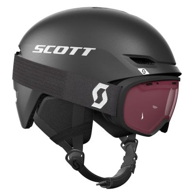 SCO Combo Hlmt Keeper 2+Goggle Jr Witty in schwarz