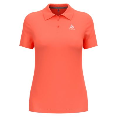 Damen F-DRY Poloshirt in orange