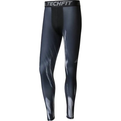 Herren Tight lang Techfit Base Graphic in grau