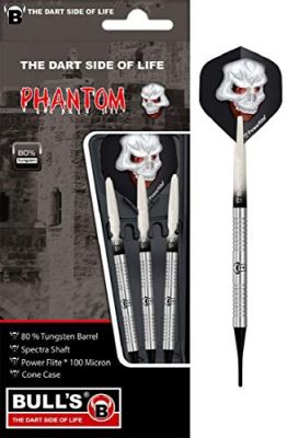 BULLS Dartpfeil BULL'S Phantom PT2 Soft Dart in 017 farbig silber