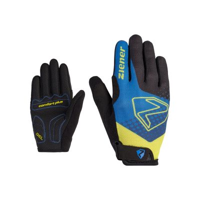 COLO long junior bike glove in blau