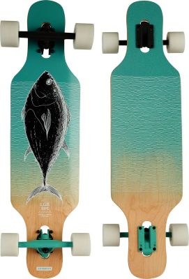 FIREFLY Skateboard Ux.-Longboard LGB 105 in silber