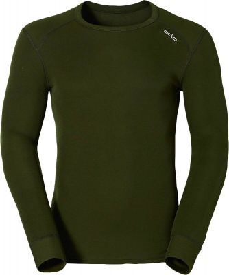 ODLO Herren Langarm Shirt BL TOP crew neck l/s ACTIVE WARM ECO in schwarz