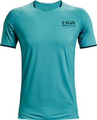 UNDER ARMOUR Herren UA Iso-Chill Perforiertes Kurzarm-Oberteil in blau