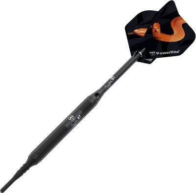 BULL'S Dartpfeil Mamba-97 M1 Soft Dart in schwarz