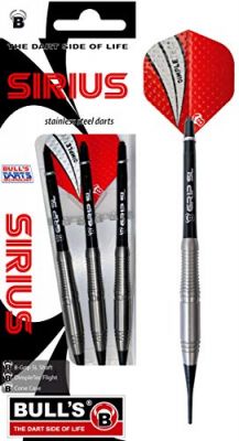 BULL'S Sirius Soft Dart in 017 farbig silber