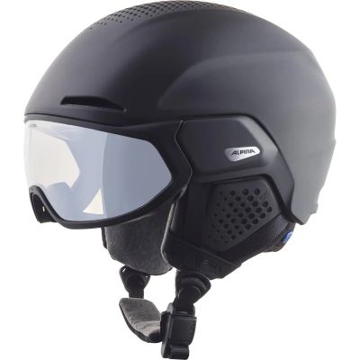 ALPINA Herren Helm ALTO V in schwarz