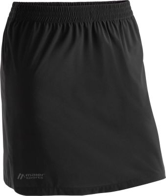 MAIER SPORTS Damen Rock Raindrop SkirtW Da-Rock in schwarz