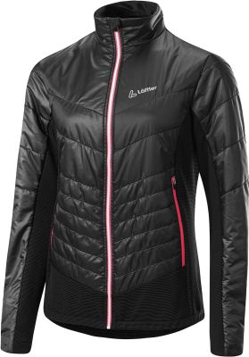 LÖFFLER Damen Funktionsjacke W HYBRIDJACKET PL60 in schwarz