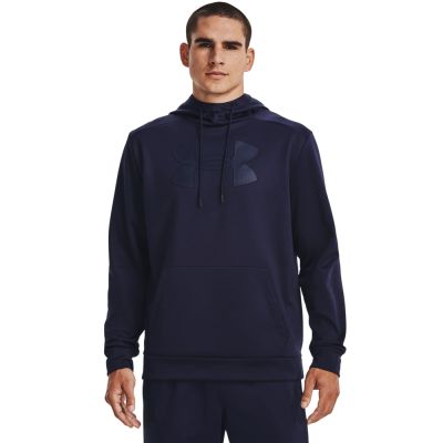 UA ARMOUR FLEECE BIG LOGO HD in blau