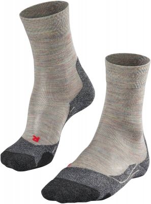 FALKE TK2 Melange Damen Socken in grau