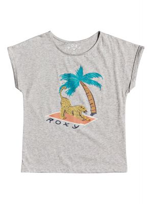 ROXY BOYFRIEND TEE A G TEES in sgrh heritage heather