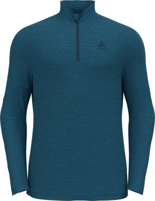 ODLO Herren Pullover Mid layer 1/2 zip ROY in blau