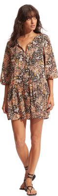 SEAFOLLY Damen Bluse Take Flight Cover Up in orange