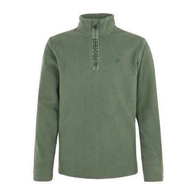 PERFECTY JR 1/4 zip top in grün