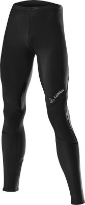 LÖFFLER Herren RUNNING TIGHTS LANG in schwarz