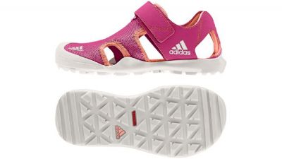 ADIDAS Kinder Badesandale Captain Toey K in 000 bopink/sunglo/cwhite