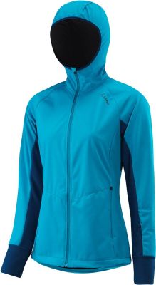 LÖFFLER Damen Funktionsjacke W HOODED JACKET NORDIC TXS in blau