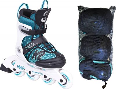 K2 Kinder Inlineskates MARLEE PRO PACK in blau