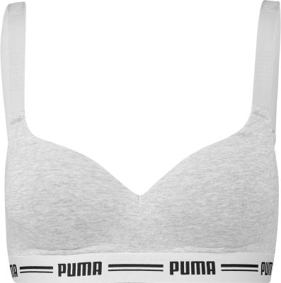 PUMA Equipment - Sport-BHs Padded Top Sport-BH Damen in grau