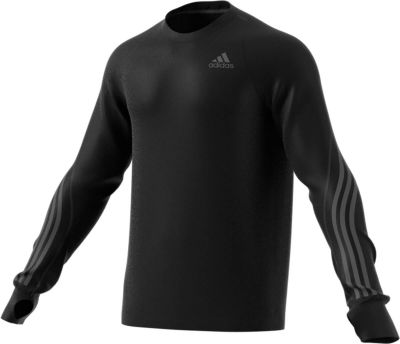 ADIDAS Herren RUN ICON LS in schwarz