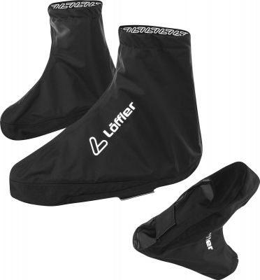 LÖFFLER CYCLING OVERSHOES GTX ACTIVE in schwarz