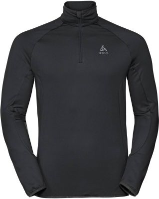 ODLO Herren Laufshirt "Carve Light Midlayer 1/2 Zip" in grau