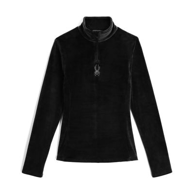 SHIMMER BUG 1/2 ZIP in blk black