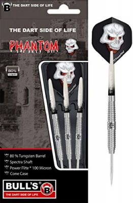 BULLS Dartpfeil BULL'S Phantom PT3 Steel Dart in 017 farbig silber