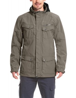 MAIER SPORTS Herren Funktionsjacke Clifden Parka M in braun