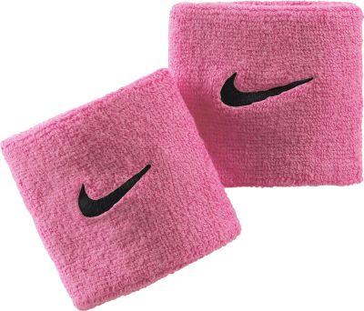 NIKE Swoosh Wristbands in pink