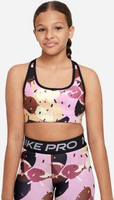 NIKE Kinder Top G NK SWOOSH REV BRA PER AOP in pink