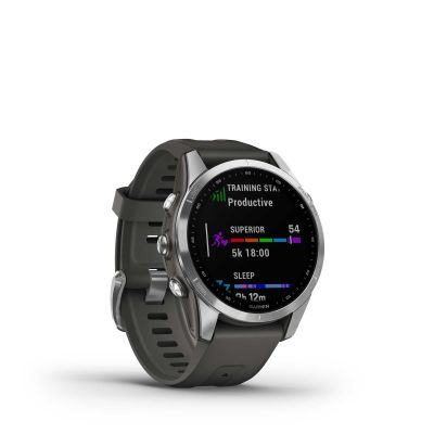 GARMIN Fenix 7S Stainless Stell in grau 