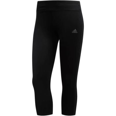 Damen Lauftights "Own The Run" 3/4-Länge in schwarz