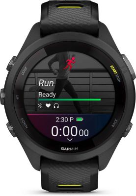 GARMIN Forerunner 265S, WiFi, GPS, EU/PAC, Black in schwarz