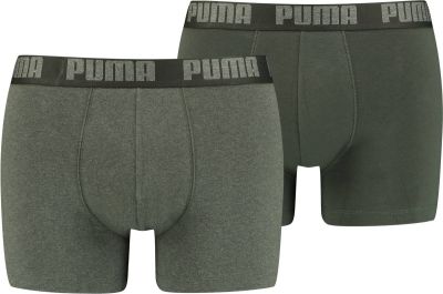 PUMA Herren Retropants Basic Boxer 2er Pack in grün