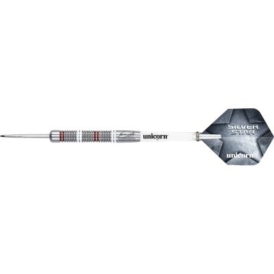 Unicorn Silver Star James Wade Steel Darts 11 - in bunt