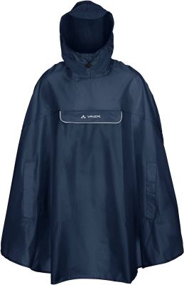 VAUDE Valdipino Poncho in blau