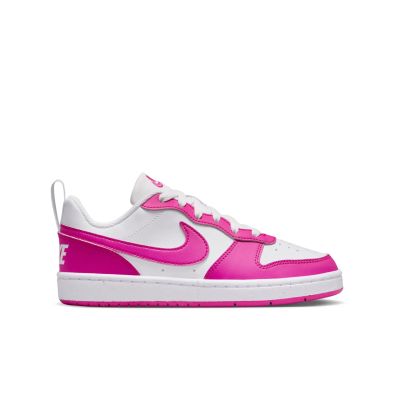 COURT BOROUGH LOW RECRAFT (GS) in 123 white/laser fuchsia