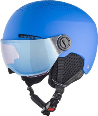 ALPINA Kinder Helm ZUPO VISOR in blau